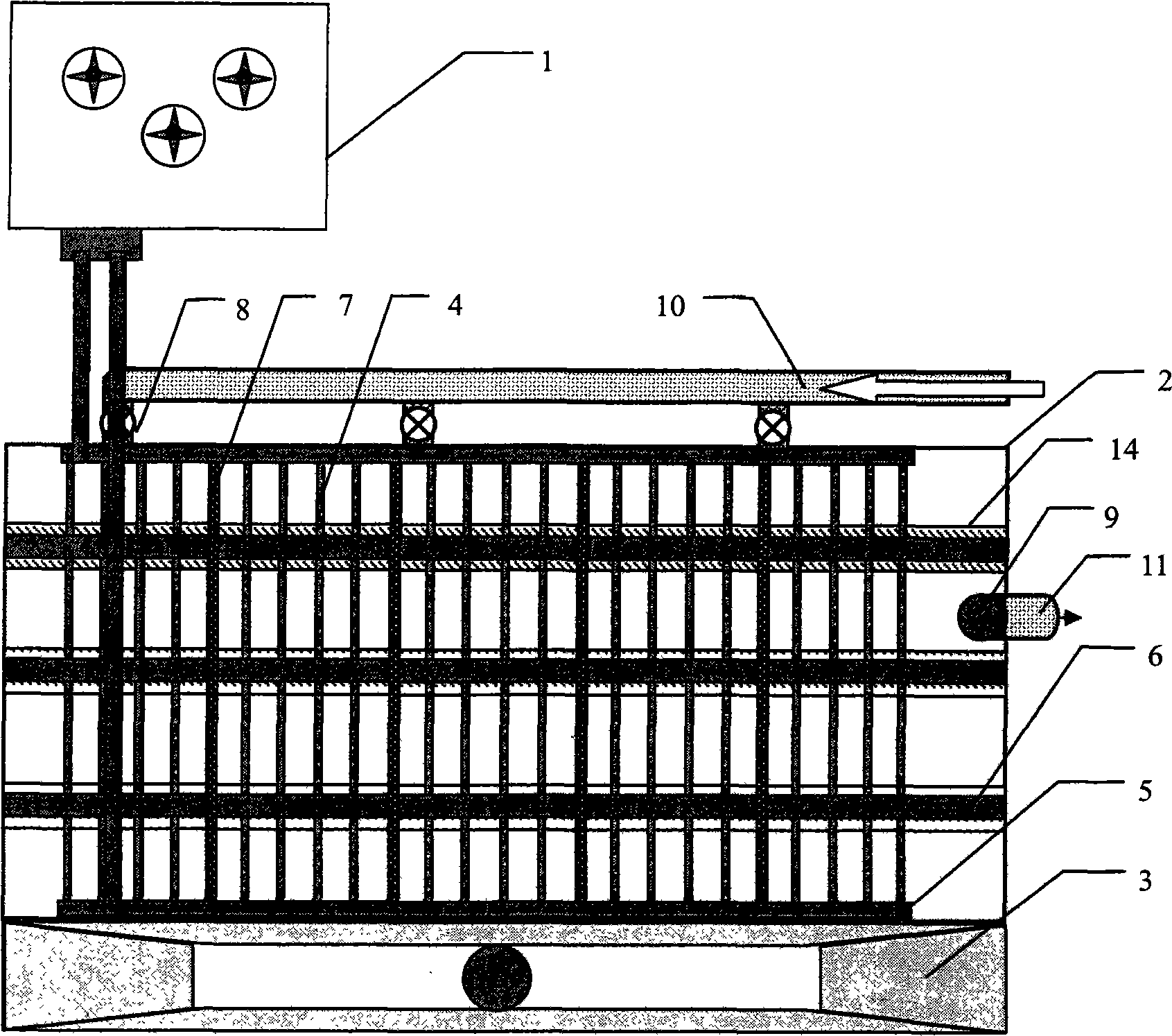 Process and apparatus for treating oil-gas field wastewater