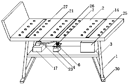 Bed with automatic cleaning function and special for infectious disease department