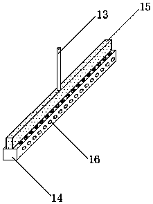 Bed with automatic cleaning function and special for infectious disease department