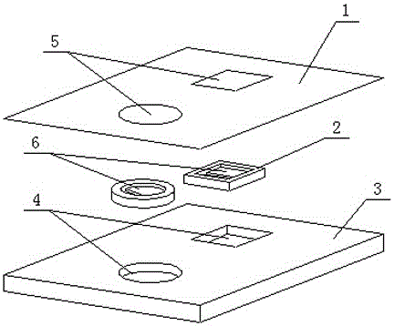 Embedded type collection album and application method