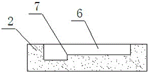 Embedded type collection album and application method