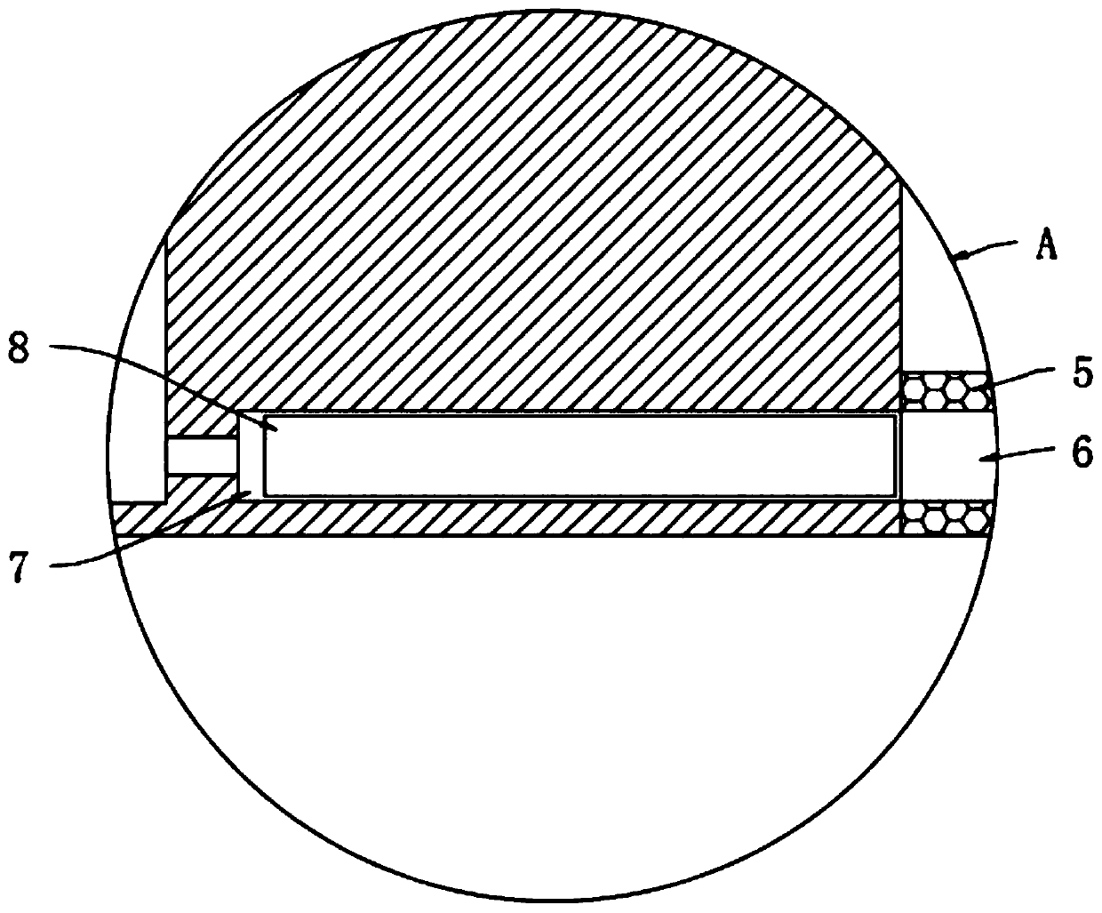 Self-heat-dissipation and dust-removal pavement lamp for park greening