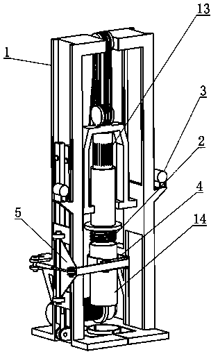 Drilling machine with automatic drill stem disassembling device