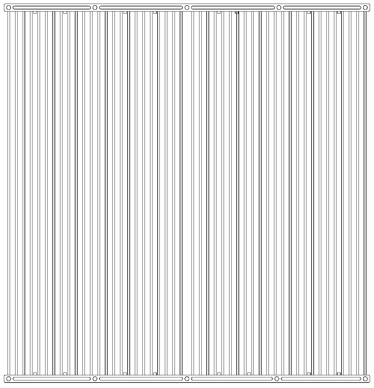 A processing method of planar waveguide cts array antenna