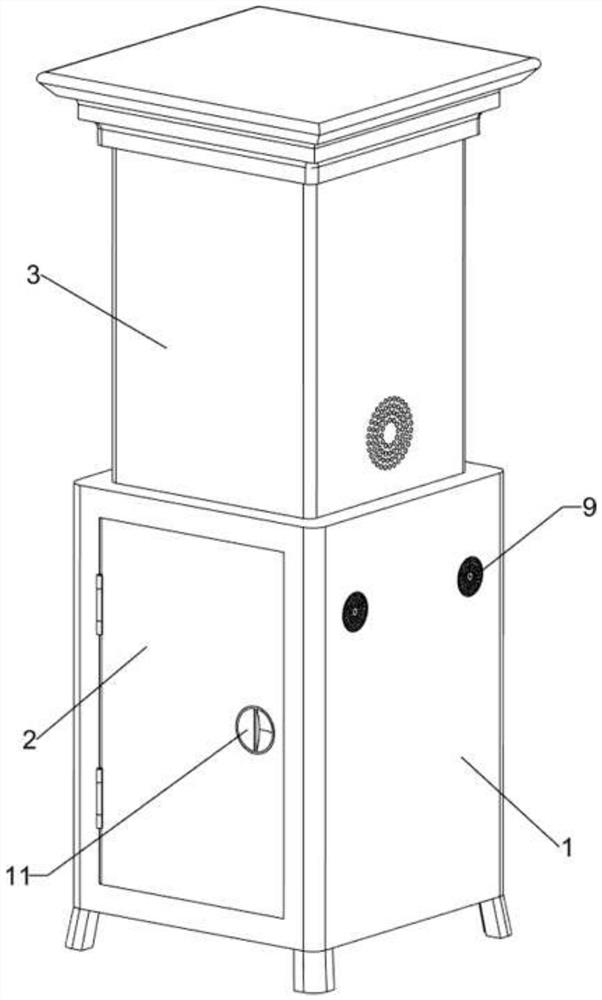 Constant-temperature and constant-humidity intelligent cultural relic cabinet