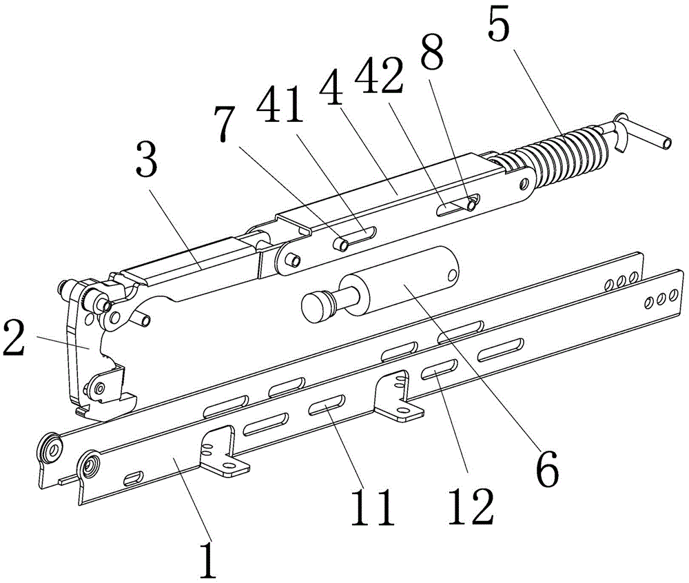 Oven hinge with two-way buffering function