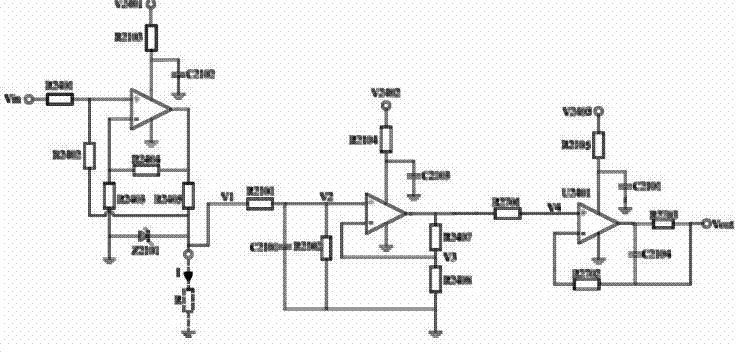 An analog input circuit for engineering-machinery-dedicated controller