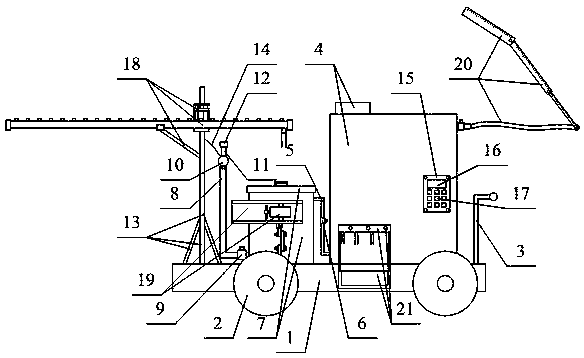 An energy-saving and environment-friendly sprinkler irrigation equipment for water conservancy projects