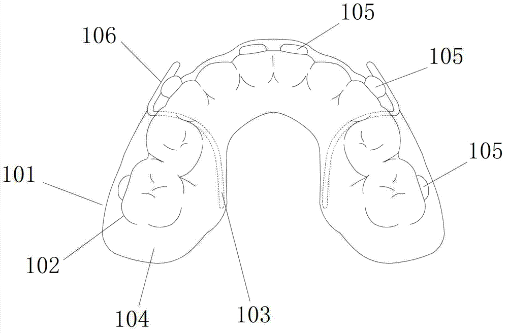 Diaphragm pressing type maxillary traction device and manufacture method thereof