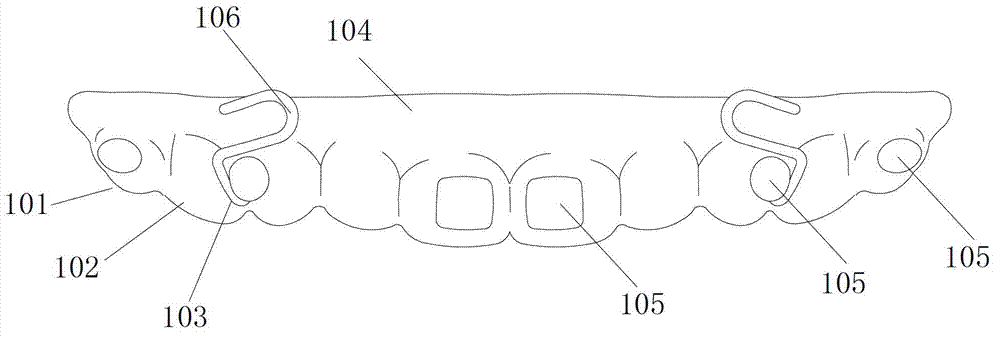 Diaphragm pressing type maxillary traction device and manufacture method thereof