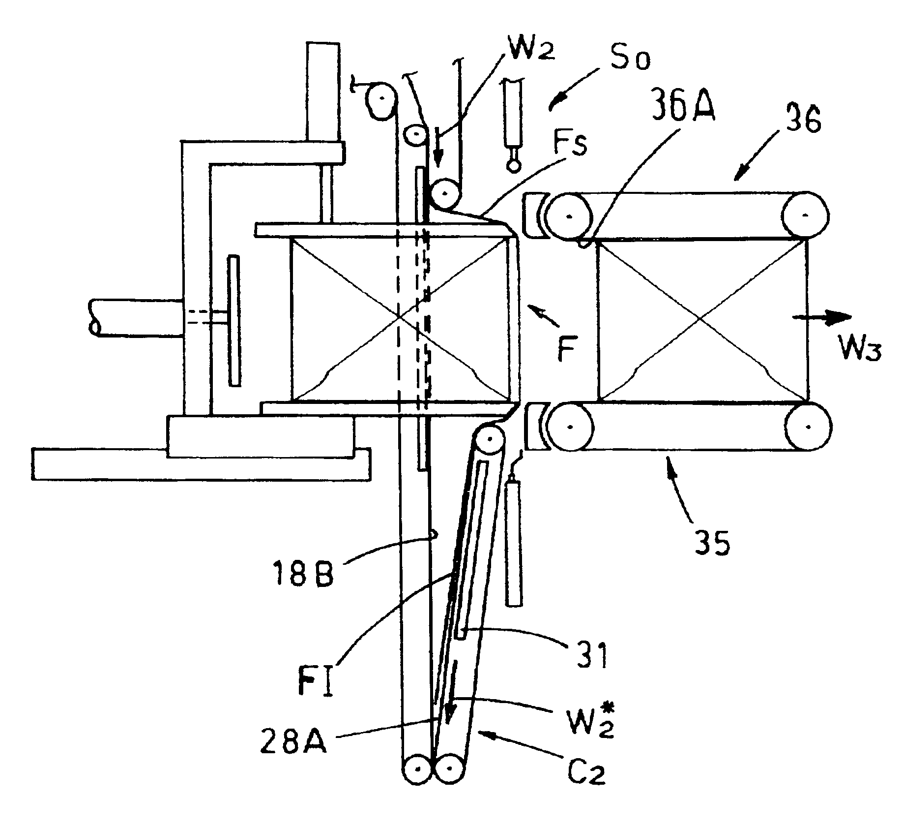 Machine for packaging stacks of multiply paper articles or the like into wrappings obtained from a wrapping sheet