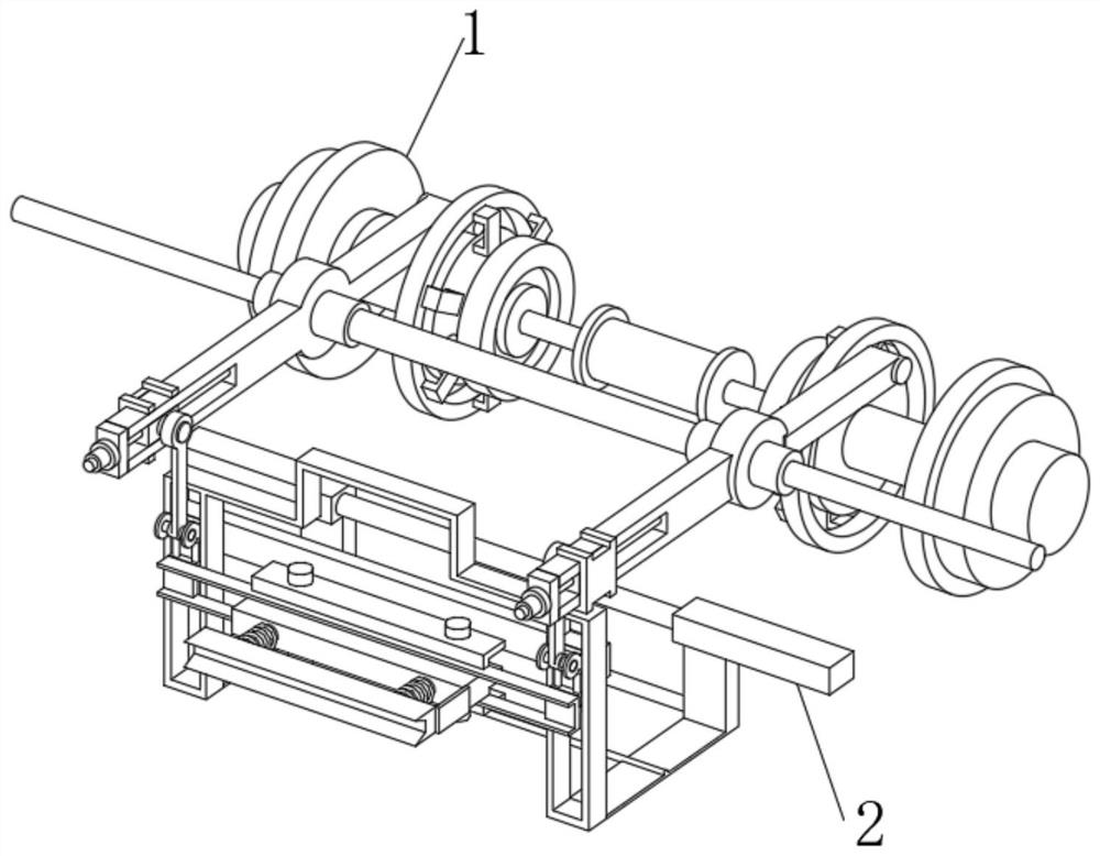 Elastic buffer type surface scraping mechanism for ship cleaning