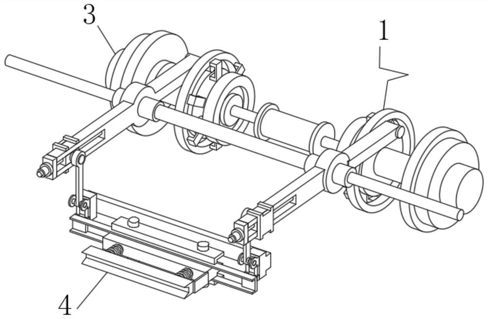 Elastic buffer type surface scraping mechanism for ship cleaning