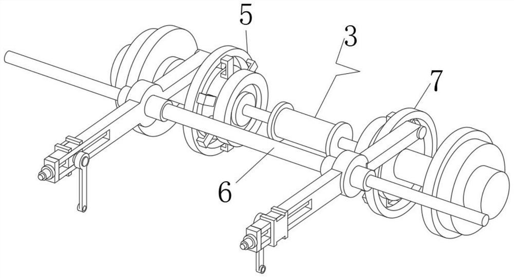 Elastic buffer type surface scraping mechanism for ship cleaning