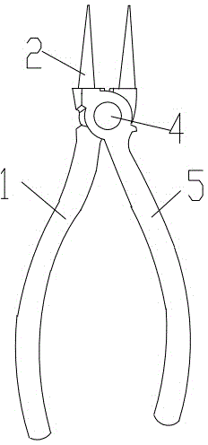 Insulated needle-nose pliers