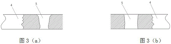 A device and method for improving through-hole taper by liquid scattering