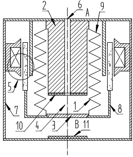 Gas pressure wave generator for regenerative type refrigerator