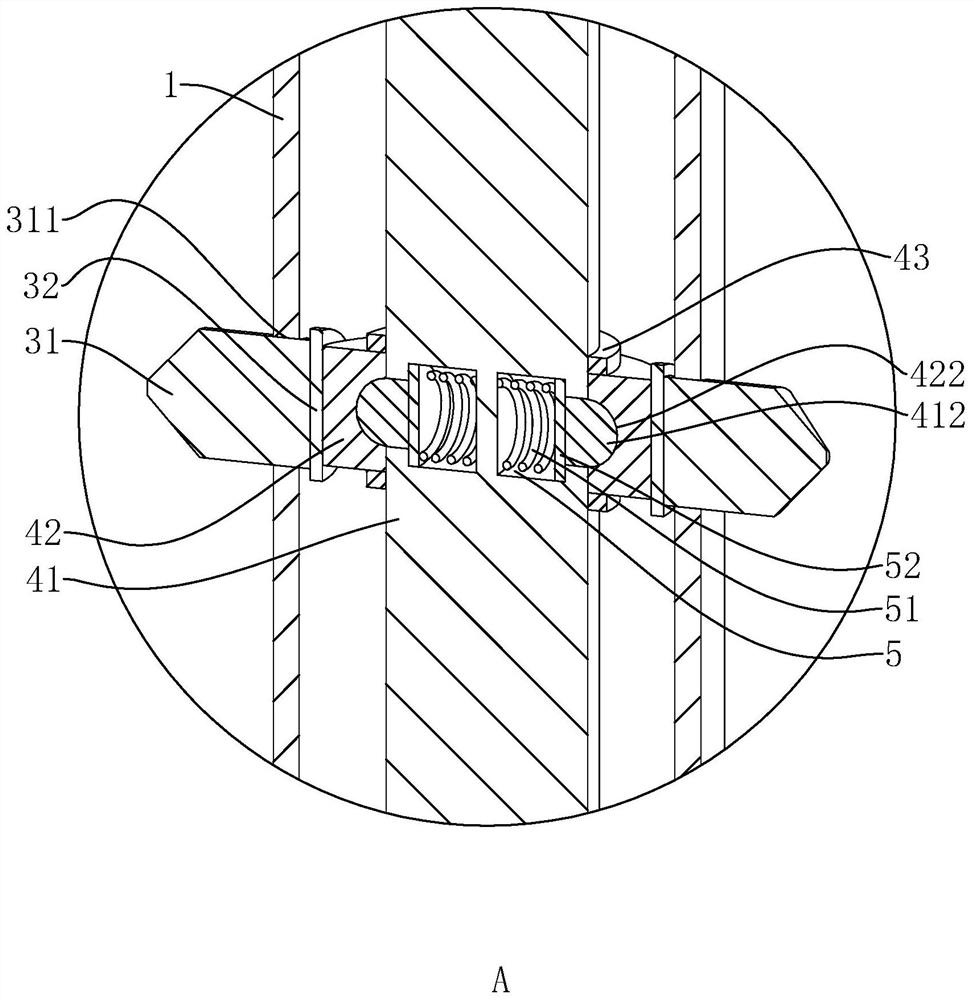 Side slope anchoring device for municipal engineering