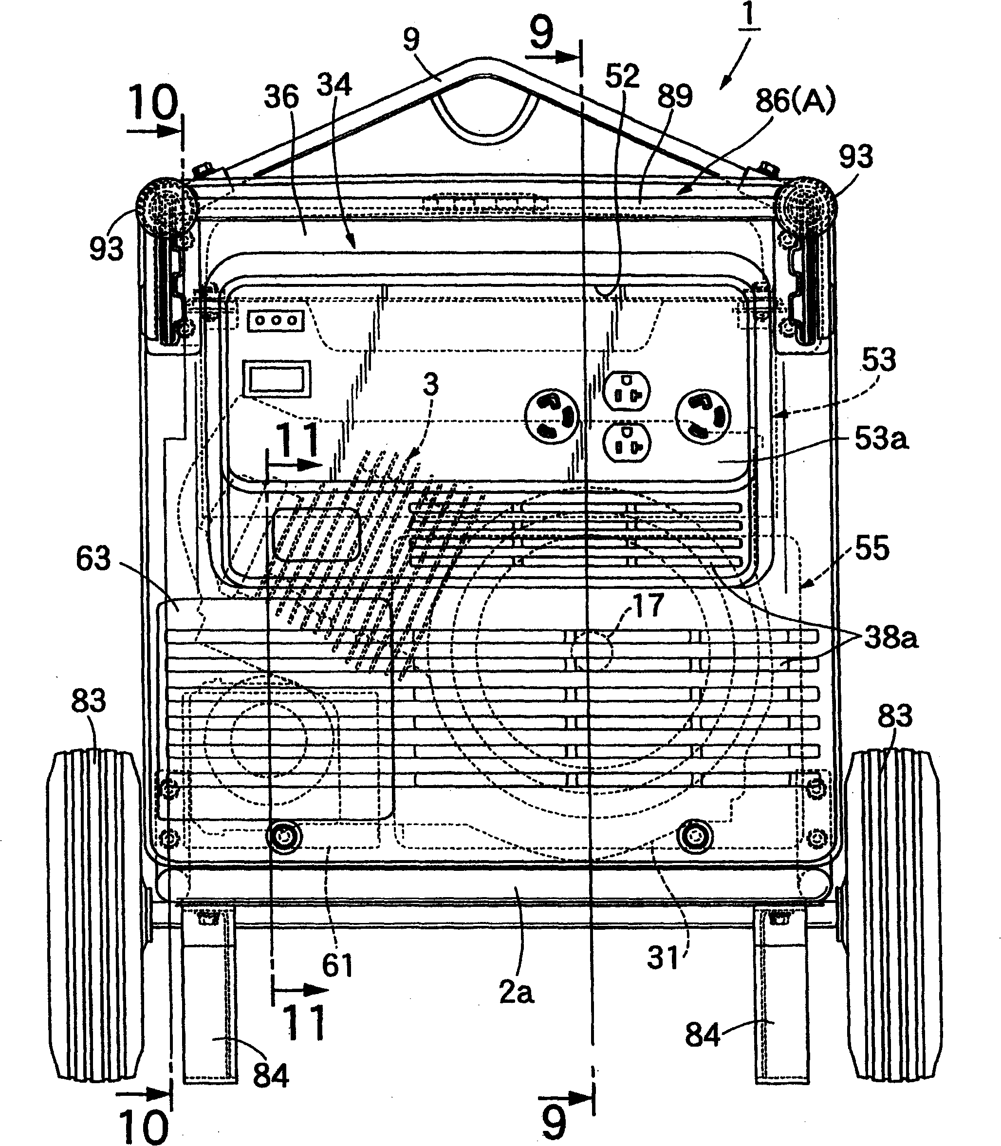 Engine-driven electric generator