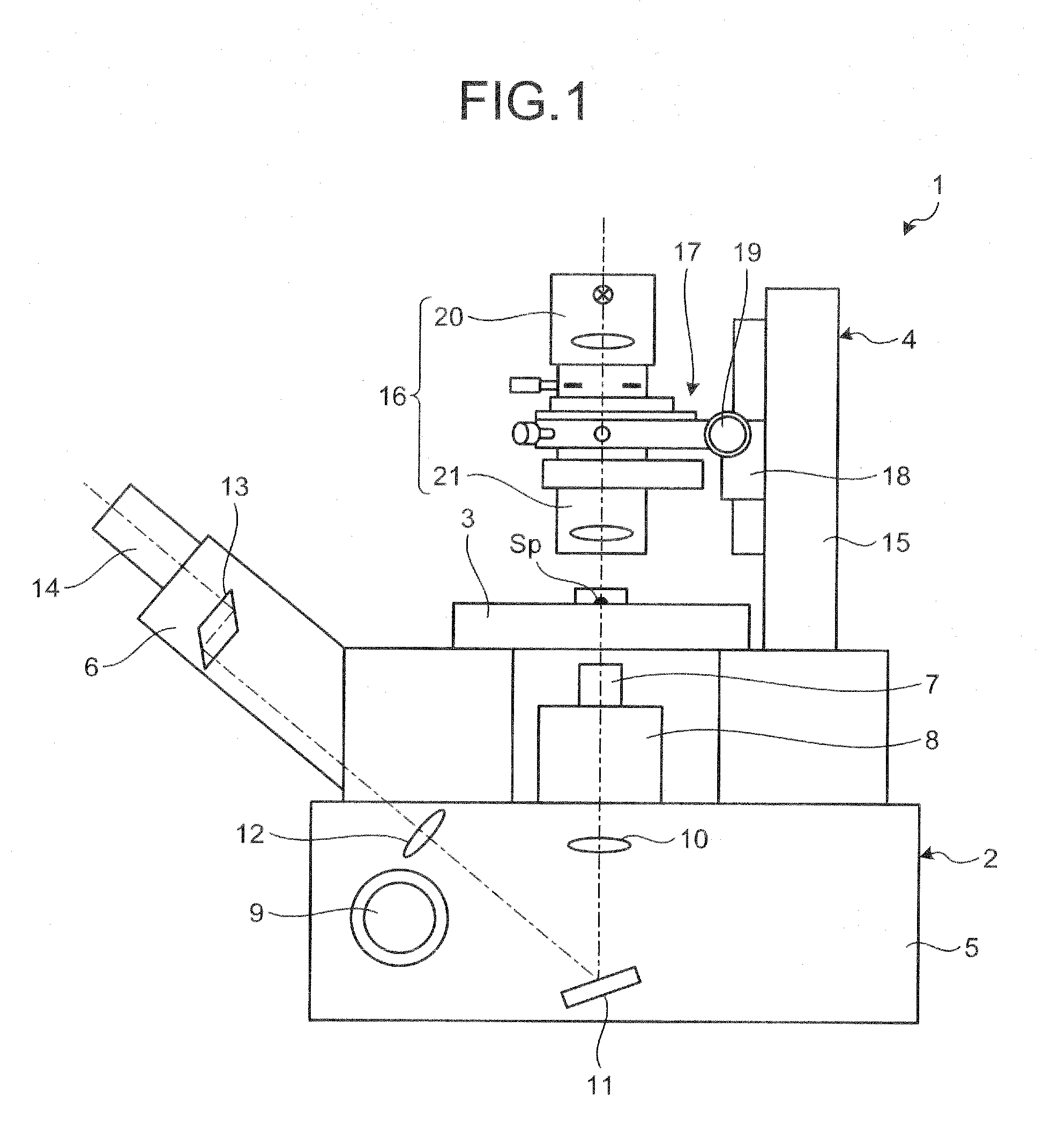 Illuminating unit and inverted microscope