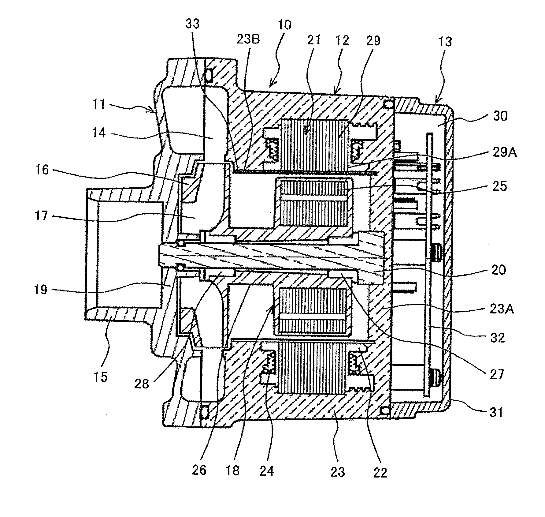 Electronic control apparatus, motor control apparatus and electric fluid pump