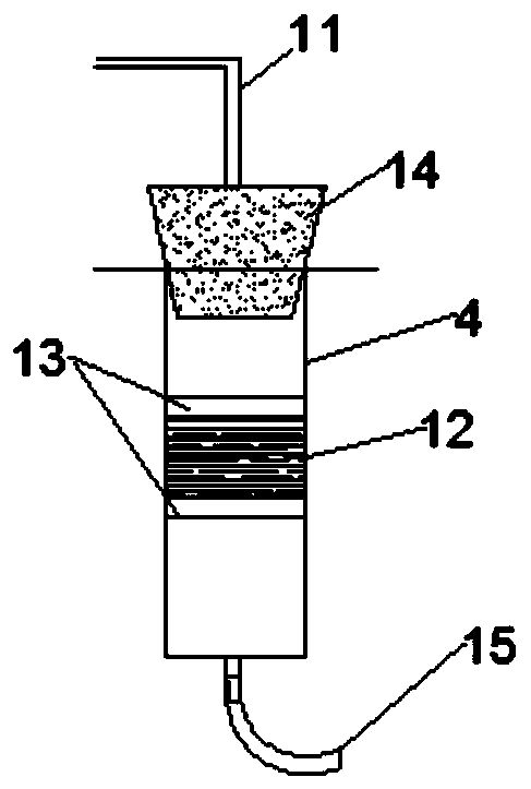 Active sampling system of pops substances at water-air interface and calculation method of volatile flux