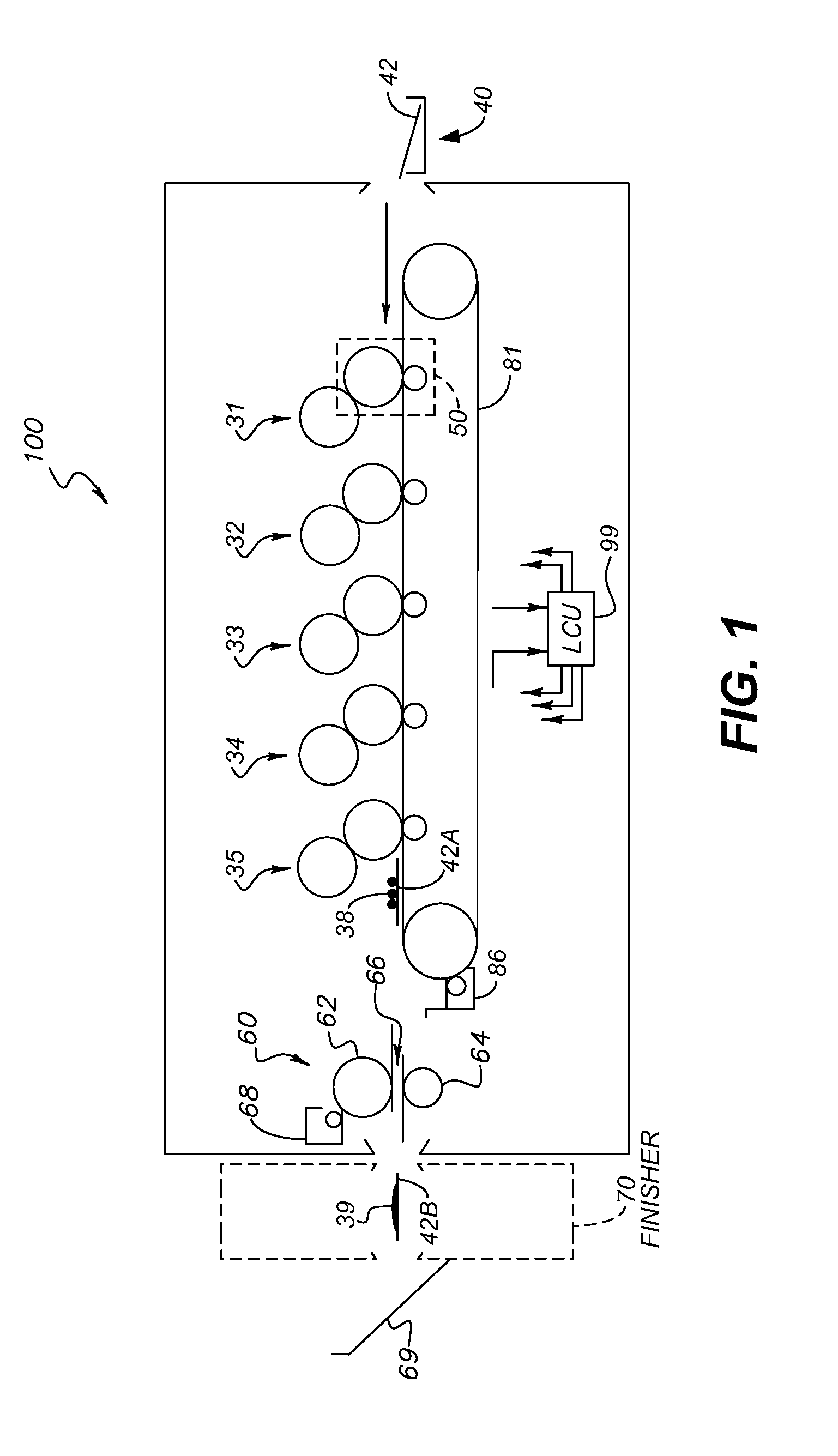 Removing electrophotographic carrier particles from photoreceptor