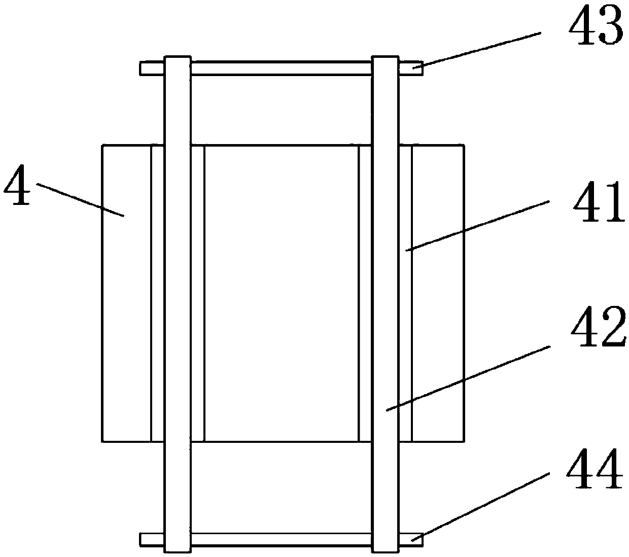 Nano-copper connecting piece efficient pneumatic stamping device for factory production