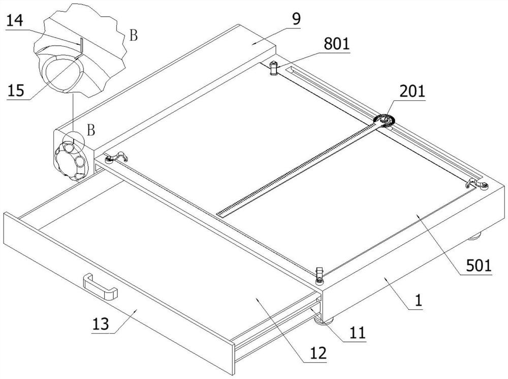 Special drawing auxiliary tool applied to architectural design