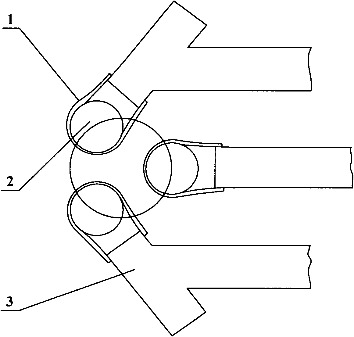 Argon blowing and powder injection device and ladle refining furnace