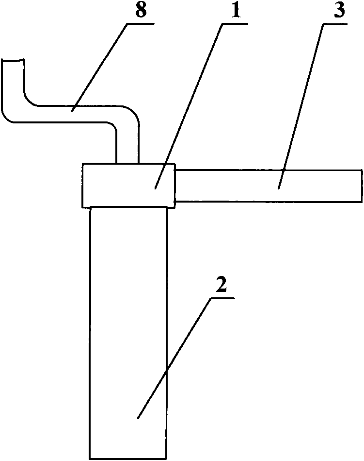 Argon blowing and powder injection device and ladle refining furnace