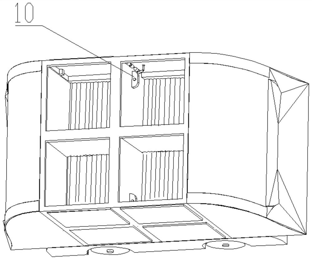 Intelligent express delivery connection trolley for unmanned aerial vehicle delivery