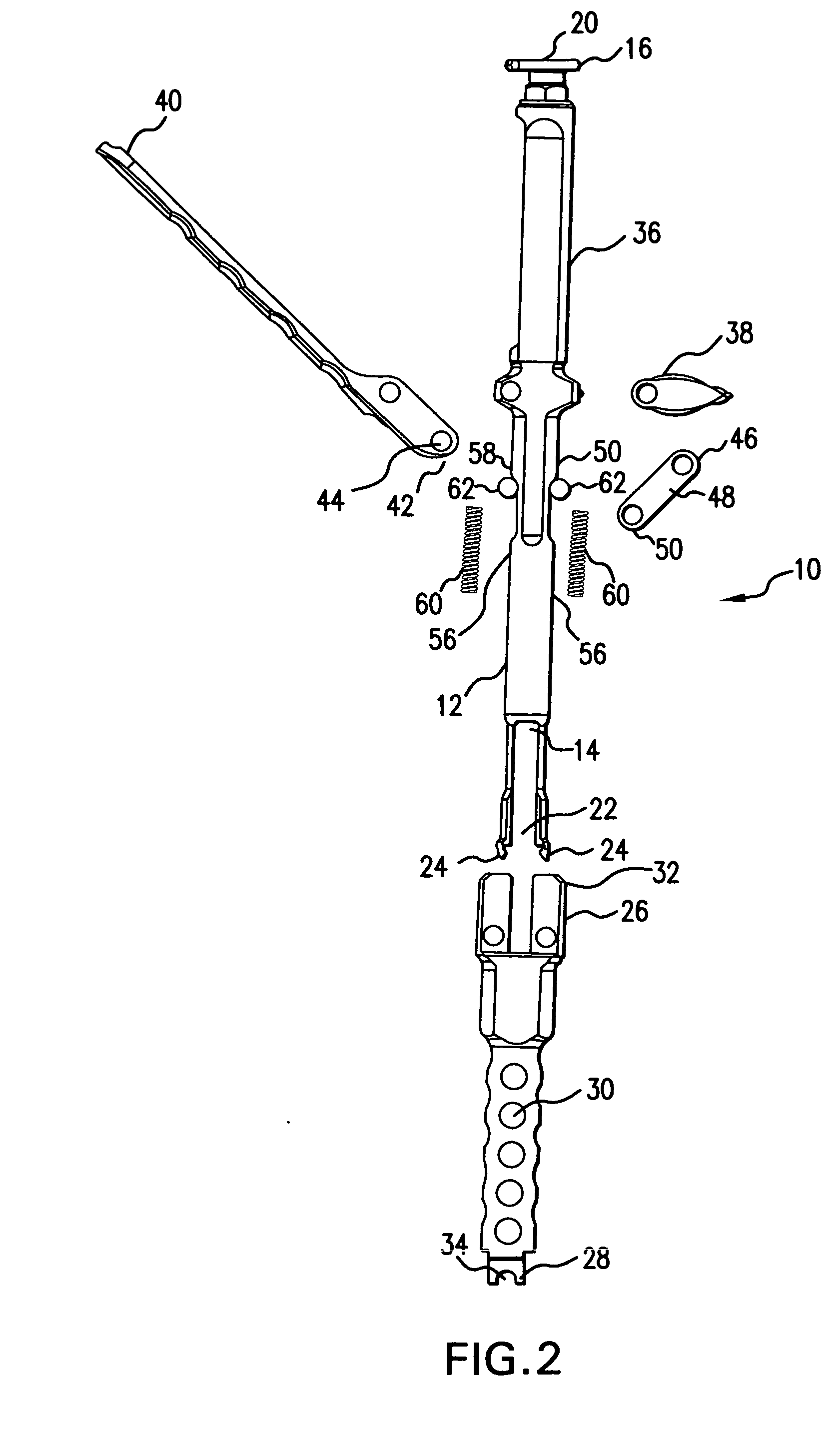 Single action anti-torque rod reducer