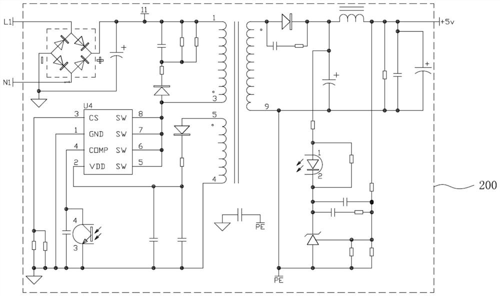 Charging gun system control circuit