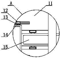 Postoperative rehabilitation training device for patients in thoracic surgery department