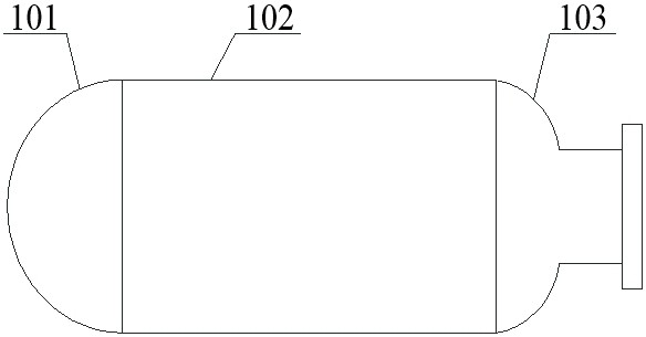 Storage tank body welding device