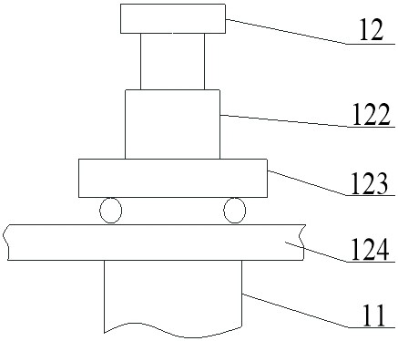 Storage tank body welding device