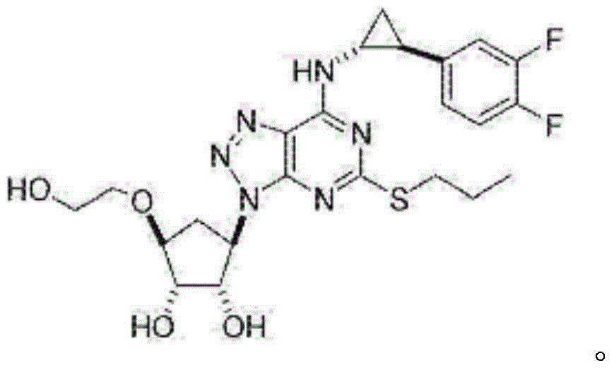 Ticagrelor crystal and medicinal composition comprising same