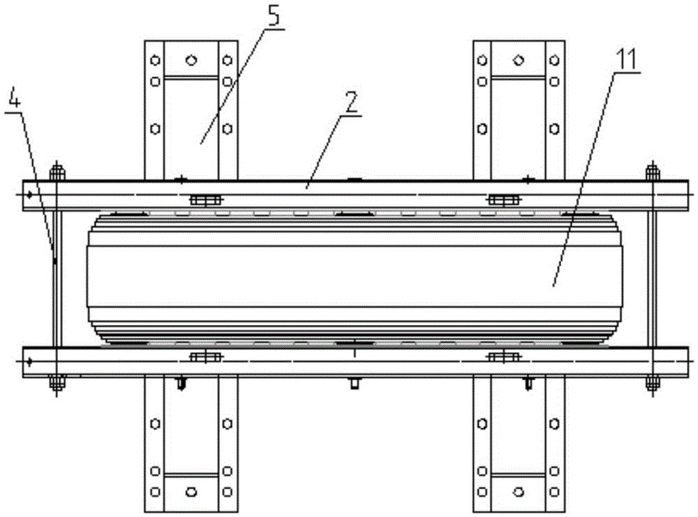 Iron core assembly of dry-type transformer