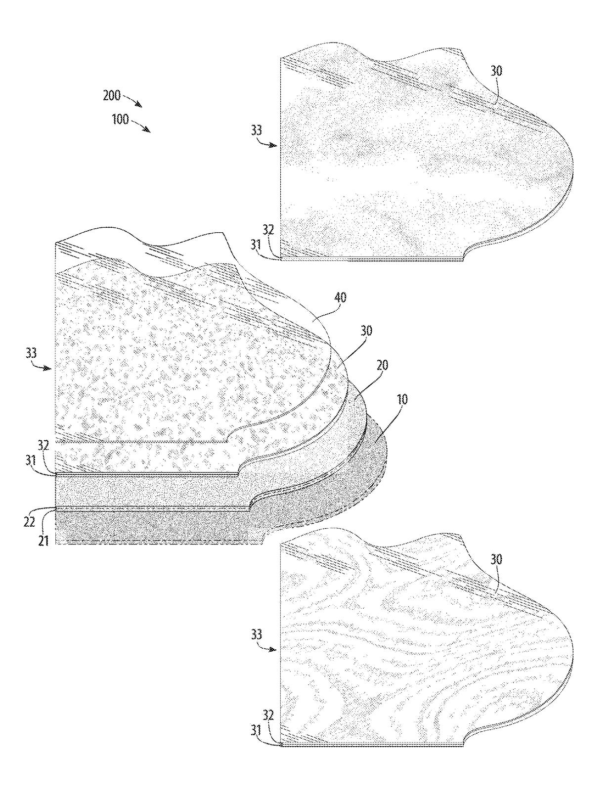 Glueless dustless composite flooring material system