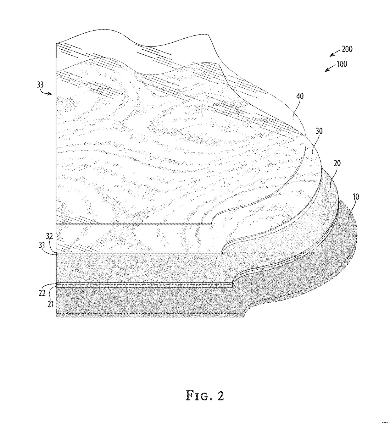 Glueless dustless composite flooring material system