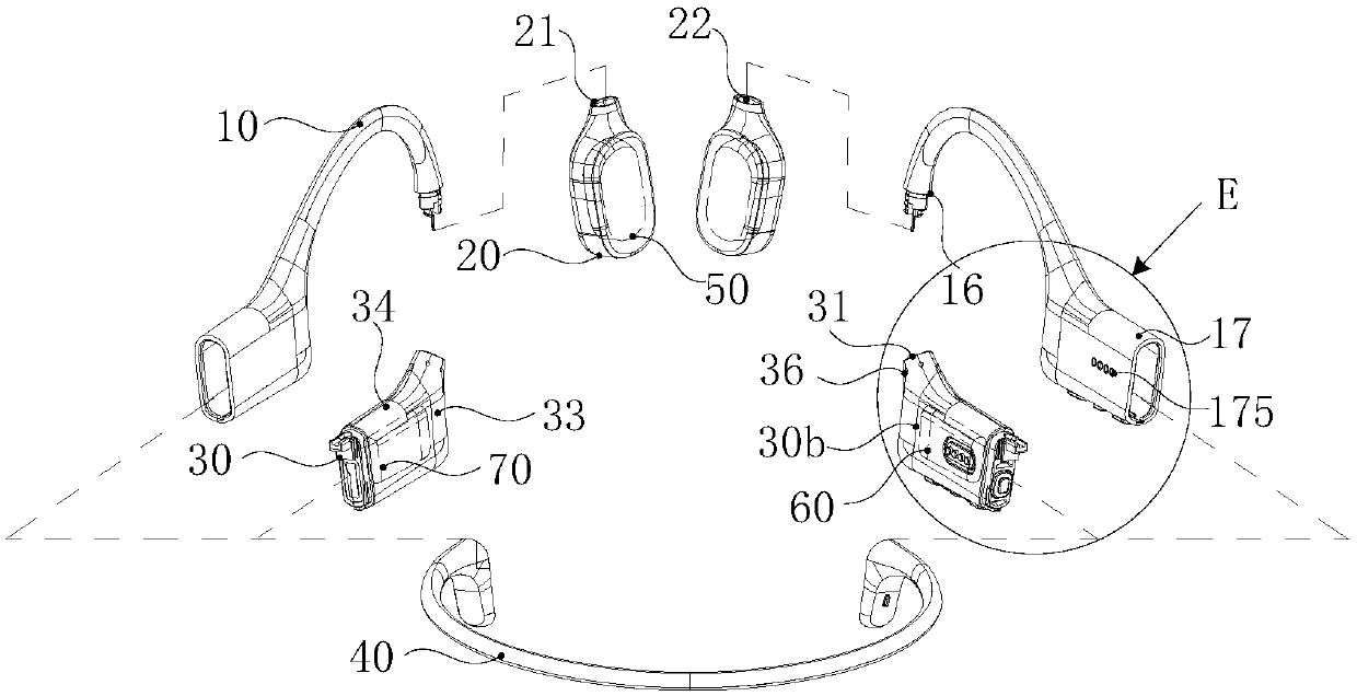 Bone conduction loudspeaking devices