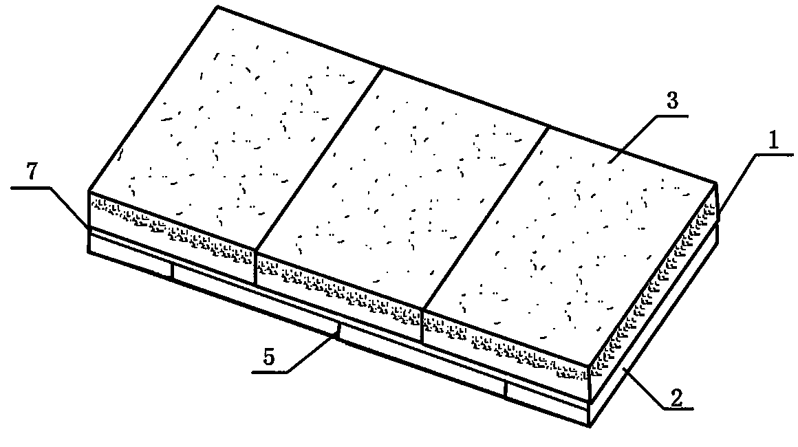 Novel fabricated vehicle bearing pavement and construction method thereof