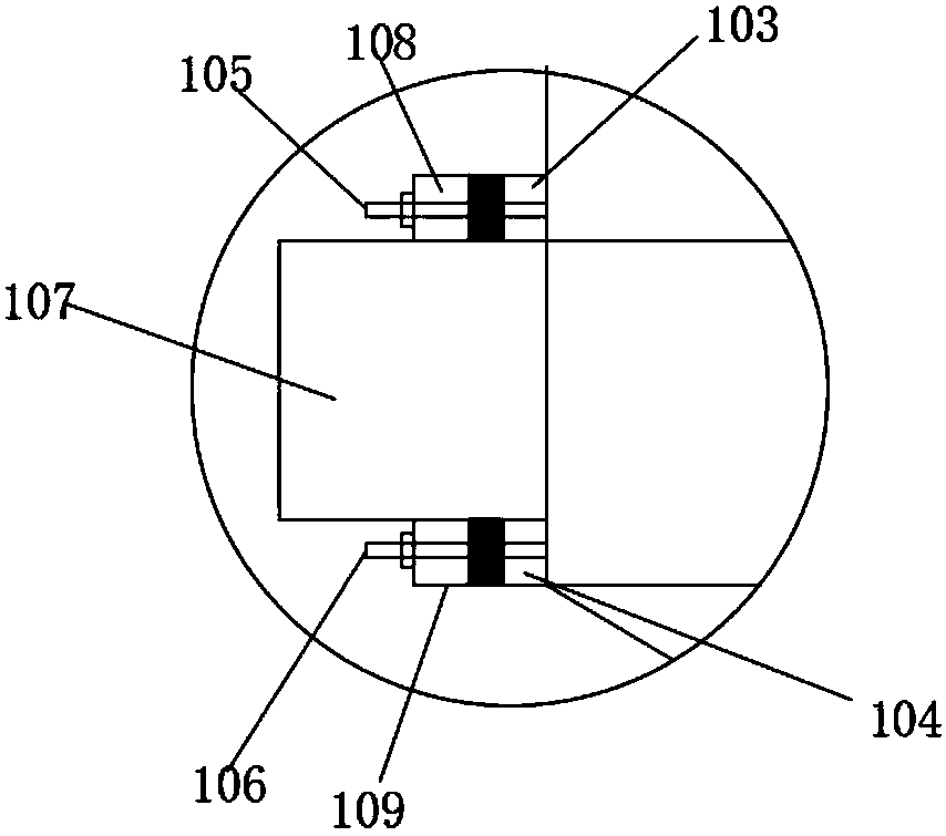 Bottled drink water cooling device with conical draining structure