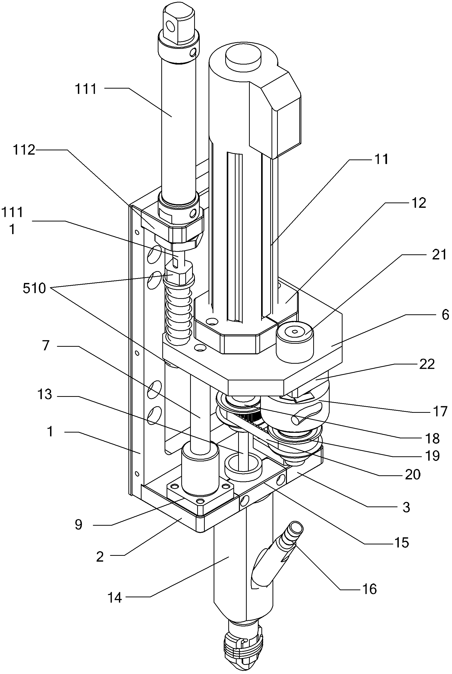 Automatic locking mechanism and automatic locking filature provided with same