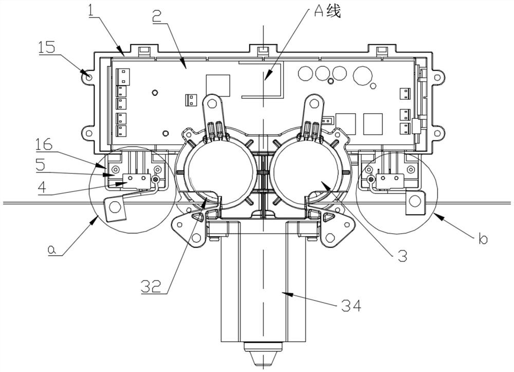 Rotary touch obstacle meeting mechanism, power integration mechanism and clothes drying machine