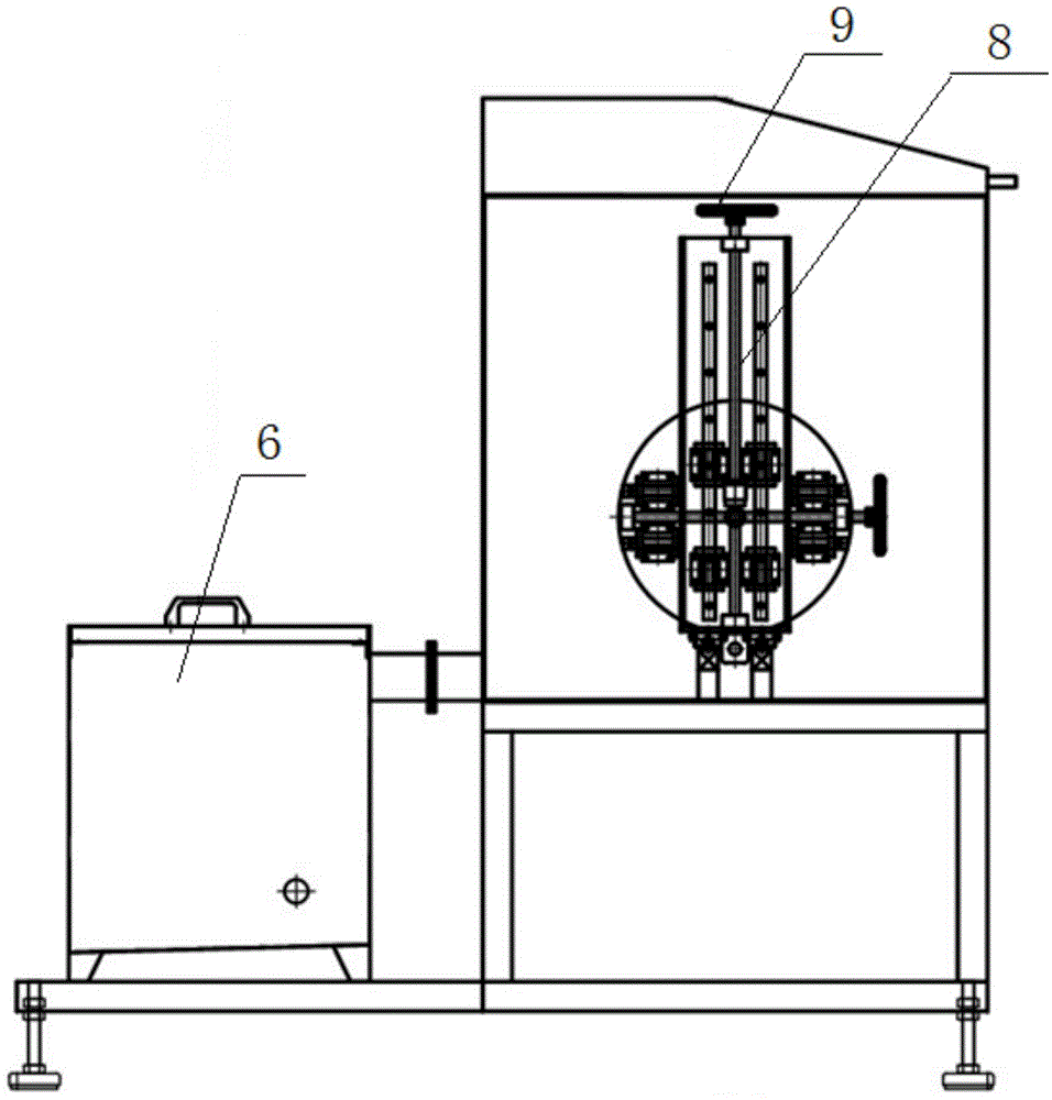 High-pressure water jet cleaning machine for industrial machinery parts