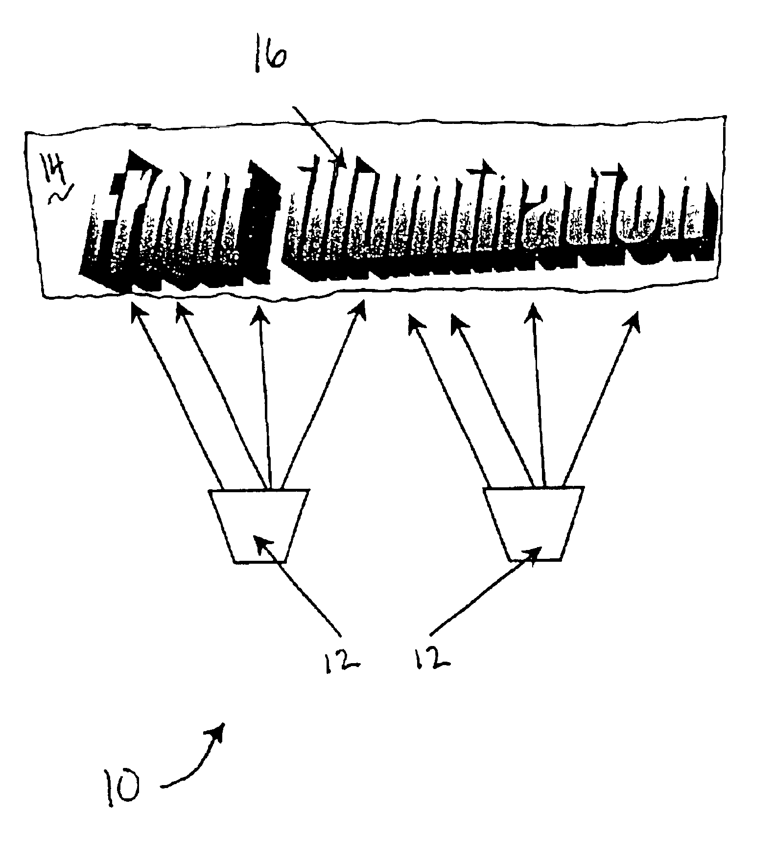 Light emitting semi-conductor device apparatus for display illumination