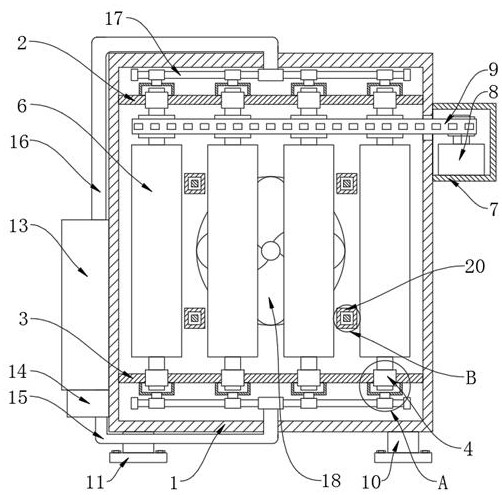 Power distribution cabinet with improved thermal characteristics for power engineering