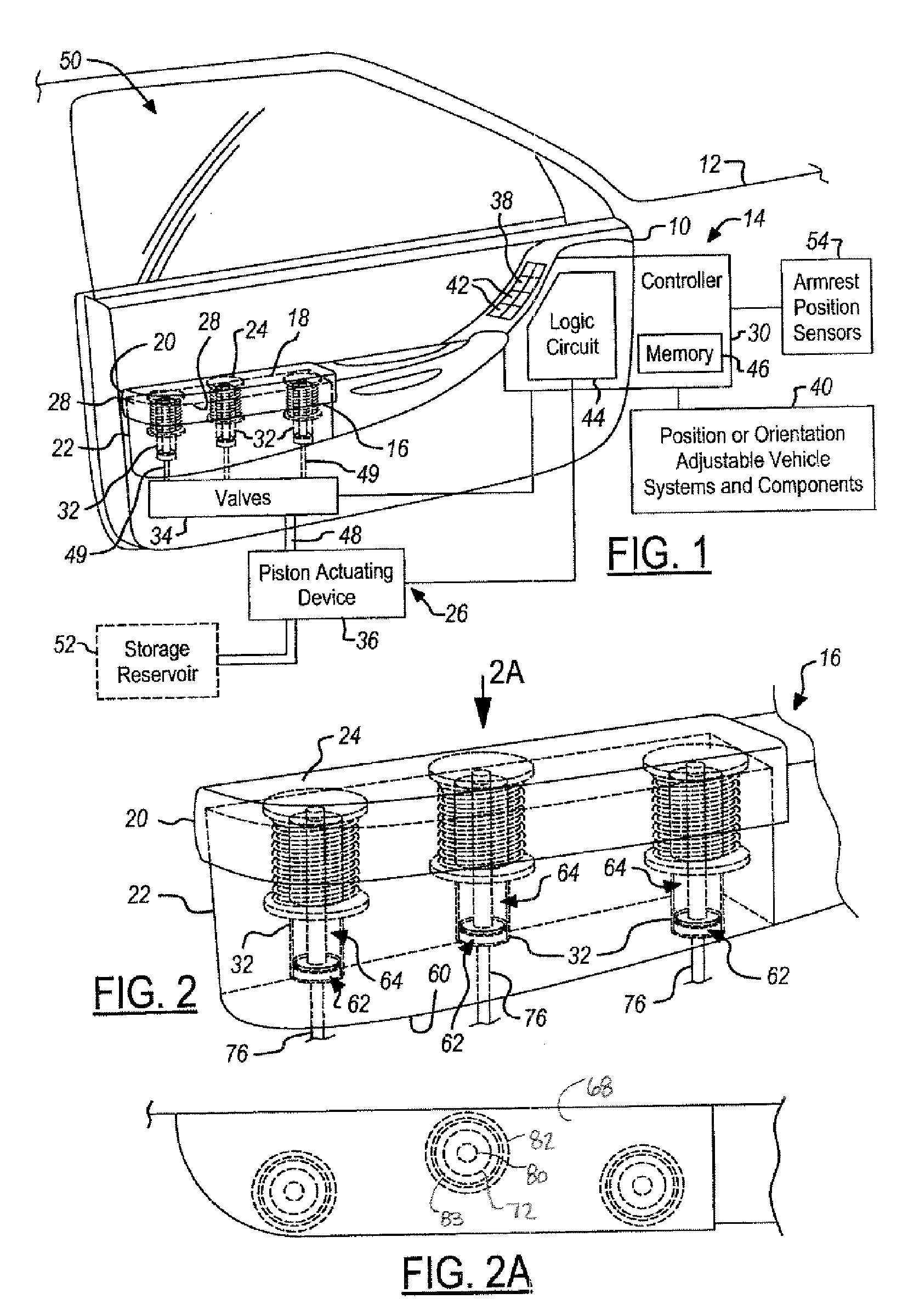 Adjustable vehicle armrest